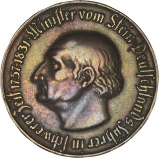 Germany: 10 Mark Notgeld Westphalia bronze 1921 - VF 2
