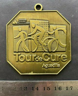 Puerto Rico 2000 Aguadilla Medalla Deportes Tour De Cure Asoc Americana Diabetis