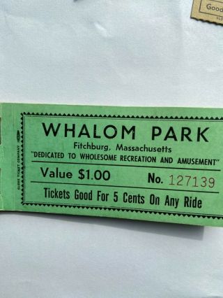 Whalom Park Amusement Park