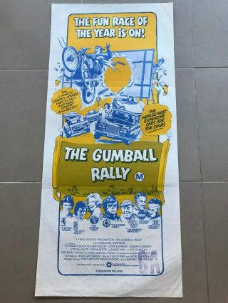 Movie Poster 13x30: The Gumball Rally (1976) Michael Sarrazin Colour