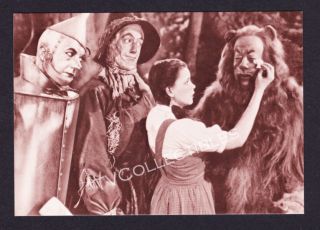 4x6 Postcard The Wizard Of Oz 1989 Judy Garland Ray Bolger Jack Haley 136 - 120