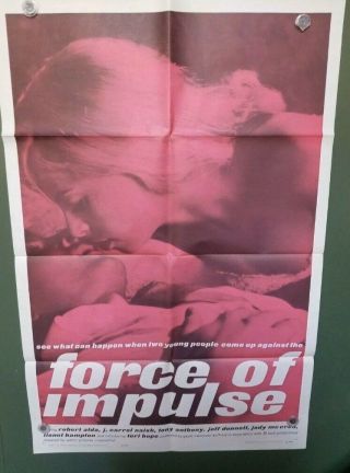 One Sheet Movie Poster Force Of Impulse 1970’s 17x41