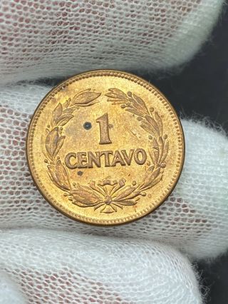 1928 Ecuador 1 Centavo Bu