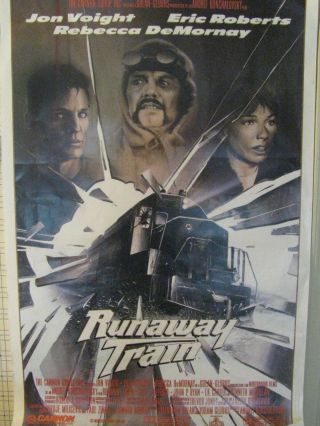 Runaway Train - Video Promo Poster - 1985 Jon Voight Eric Roberts - Corner Gone