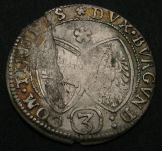 Austria 3 Kreuzer 1645 - Silver - Ferdinand Charles - 2474