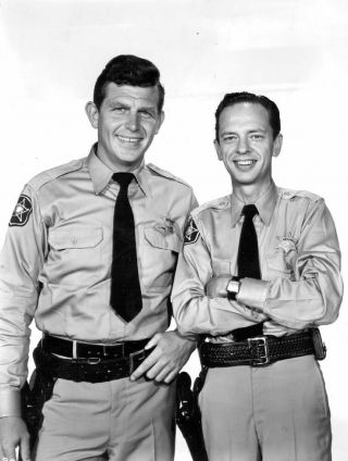 Andy Griffth Show Taylor Barney Fife Don Knotts Mayberry Sheriff 8x10 Picture C