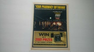 1966 2001 A Space Odyssey Advance Movie Vintage Print Ad Pharmacy Giftarama