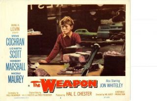 The Weapon 1956 Release Lobby Card Walt Disney Jon Whiteley