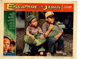 Escapade In Japan 1957 Release Lobby Card Teresa Wright