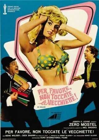 The Producers Movie Poster Gene Wilder Rare Vintage 1