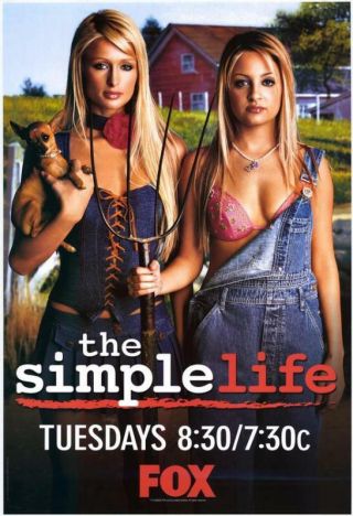 Simple Life Tv Show Orig Movie Poster One Sided 27x40