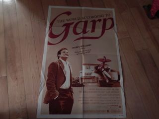 1982 Film " The World According To Garp " Movie Poster,  Star: Robin Williams