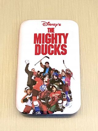 Authentic Vintage Opening Day Disney Movie Button: The Mighty Ducks 1992