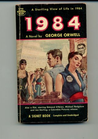 Movie Tie - In.  1984 (1956) George Orwell Science Fiction