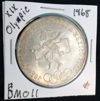 1968 Mexican Olympic 25 Peso Silver Coin