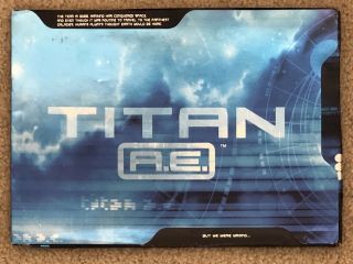 Titan A.  E.  - Official 20th Fox Press Kit - Don Bluth 