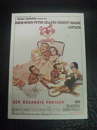 The Pink Panther,  Film Card (peter Sellers,  David Niven)
