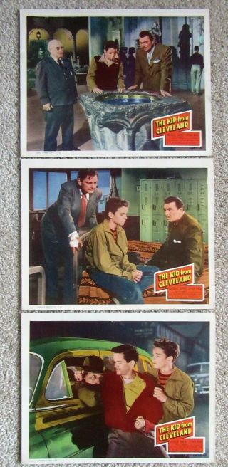 Kid From Cleveland 1949 Set Of 3lc 