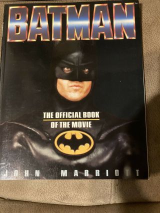 Batman The Official Book Of The Movie 1989