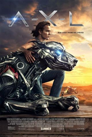 A - X - L Promo Movie Poster 11 X 17 Thomas Jane Becky G Robot Dog