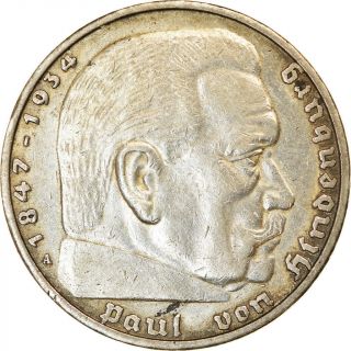 [ 863960] Coin,  Germany,  Third Reich,  5 Reichsmark,  1936,  Berlin,  Ef,  Silver