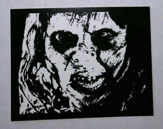 Sticker - Exorcist / Regan - Vinyl Horror Movie Decal 3x4 Weatherproof