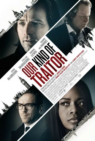 Our Kind Of Traitor 2016 Movie Promo Card Naomie Harris & Ewan Mcgregor 5 " X7 "