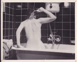 Unknown Actress Taking A Bath Unknown Movie 1960s Vintage Movie Photo 23536
