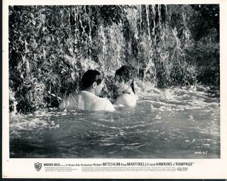 Robert Mitchum Elsa Martinelli In Rampage 1963 Movie Photo 38697