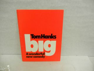 Big (1988) Tom Hanks Studio Press Kit With Booklets