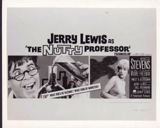 Jerry Lewis Stella Stevens The Nutty Professor 1963 Artwork Movie Photo 32704