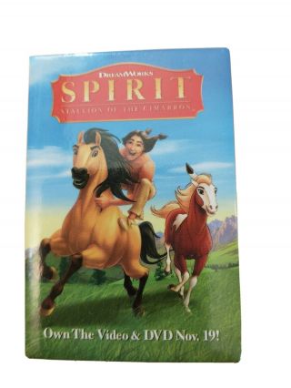 Spirit Stallion Of The Cimarron Dvd Promo Movie Button