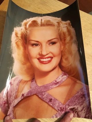 Betty Grable - 8 " X 10 " Color Glossy Photograph