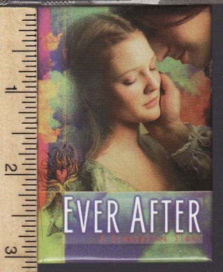 Ever After A Cinderella Story Drew Barrymore Button/pin (movie Theater Promo)