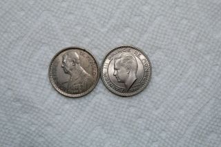 Monaco Coins,  20 Francs From 1947 And 100 Francs From 1950,  Coins