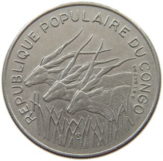 CONGO 100 FRANCS 1972 a15 635 2