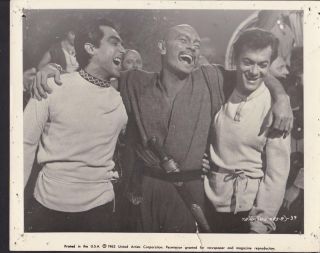 Tony Curtis Yul Brynner In Taras Bulba 1962 Vintage Movie Photo 34996