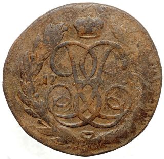Russia Russian Empire 5 Kopeck 1759 Mm Copper Coin Elizabeth 6635