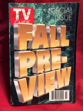 Tv Guide Fall Preview Sept 1995 Long Island Ny Edition