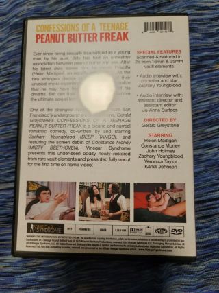 Confessions Of A Teenage Peanut Butter Freak Dvd Vinegar Syndrome 3