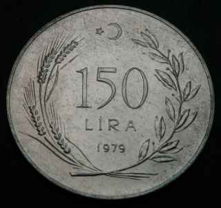 Turkey 150 Lira 1979 - Silver - F.  A.  O.  - Aunc - 3016