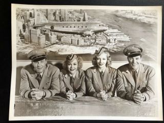 Jane Wyman Blonde Warner Bros Photo 8x10 Vintage Frame “flight Angels” Aviation