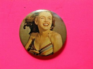 Marilyn Monroe Vintage Button Pin Badge Not Film Dvd Cd Poster Uk Made