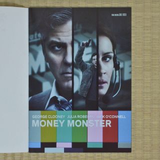 Money Monster Japan Movie Program 2016 George Clooney Jodie Foster Julia Roberts