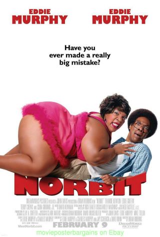 Norbit Movie Poster Ds 27x40 One Sheet Eddie Murphy