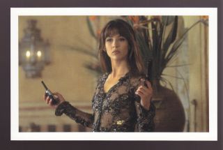 James Bond Postcard 007 The World Is Not Enough Sophie Marceau As Elektra King