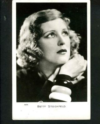 Vintage Betty Stockfield French Postcard 1930 