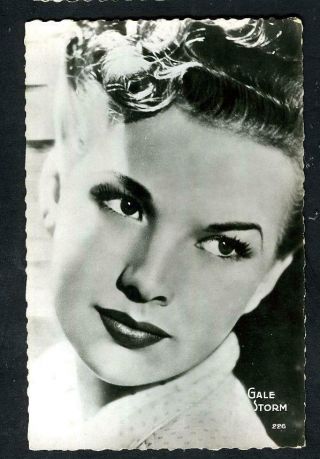 Vintage Gale Storm French Postcard 1940 