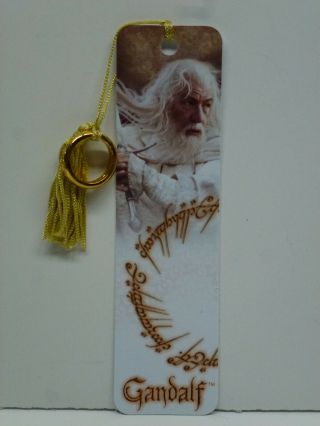Lord Of The Rings Variety Of Fotr,  Tt & Rotk Bookmarks With Charm Sm Your Choice