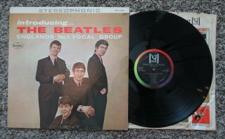 Beatles Vintage 1964 Vee Jay " Introducing The Beatles " Stereo Lp